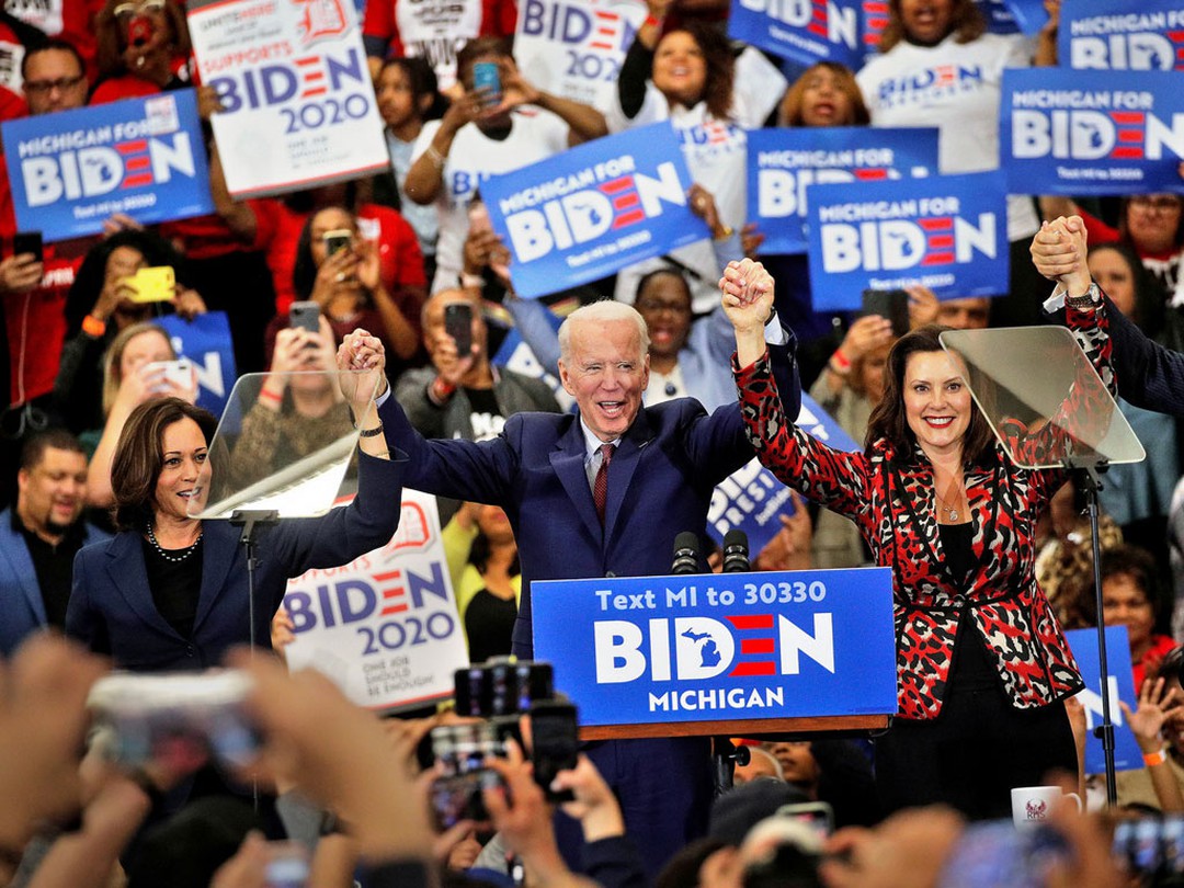 Ông Biden được ủng hộ mạnh mẽ