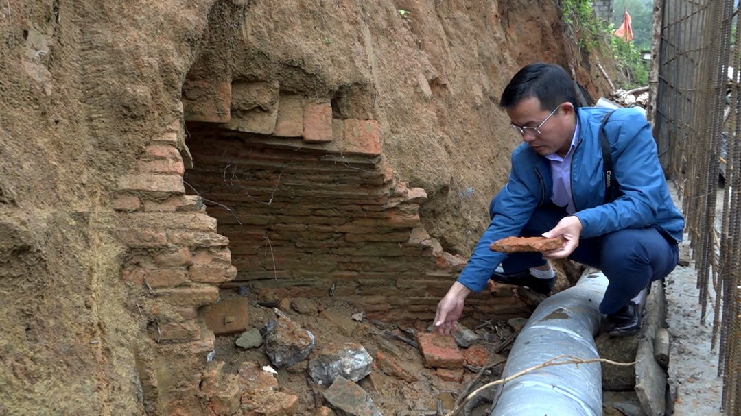 Phát hiện ngôi mộ cổ có từ 1.400 năm trước ở Hà Tĩnh 