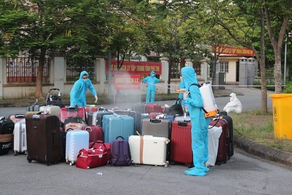 Phú Thọ đón công dân về từ Nhật Bản cách ly tập trung