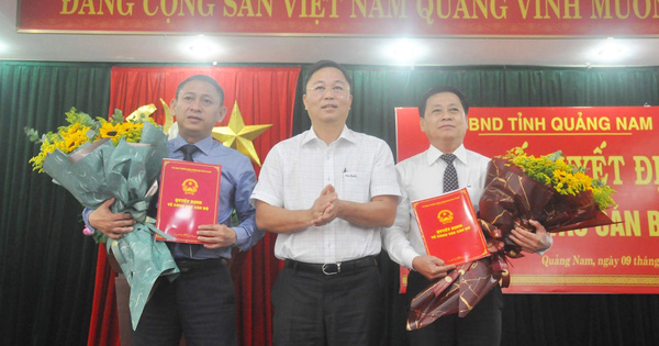 Quảng Nam điều động và bổ nhiệm 3 Giám đốc Sở