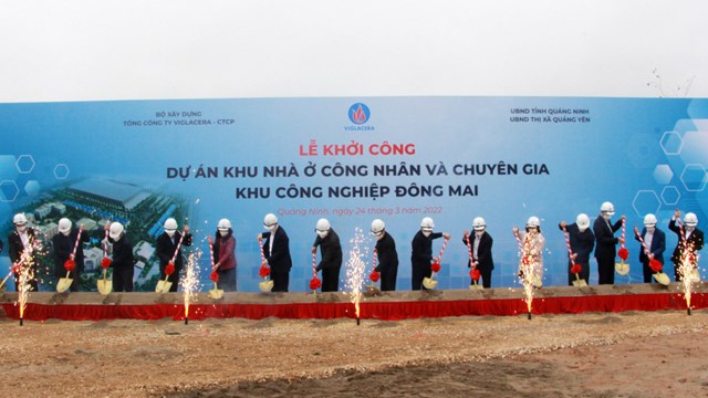 Quảng Ninh: Khởi công dự án 1.000 căn hộ cho công nhân và chuyên gia KCN Đông Mai