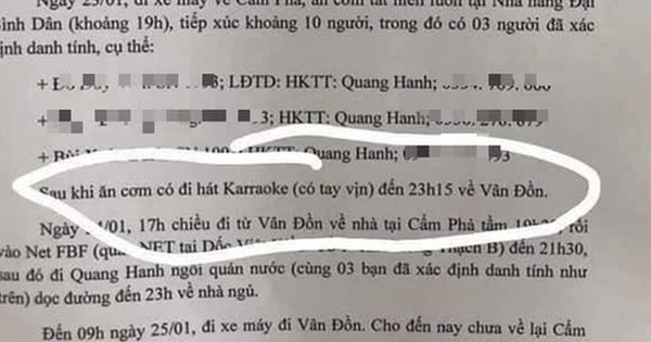 Quảng Ninh lên tiếng về thông tin 1 ca bệnh đi hát karaoke có 