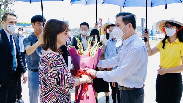 Quảng Ninh: Vịnh Hạ Long đón Tổng thống Hy Lạp đến thăm