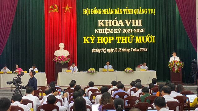 Quảng Trị: Khai mạc kỳ họp thứ 10, HĐND tỉnh khóa VIII