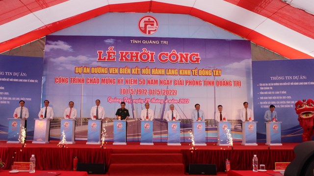 Quảng Trị: Khởi công dự án đường ven biển 2.060 tỷ đồng