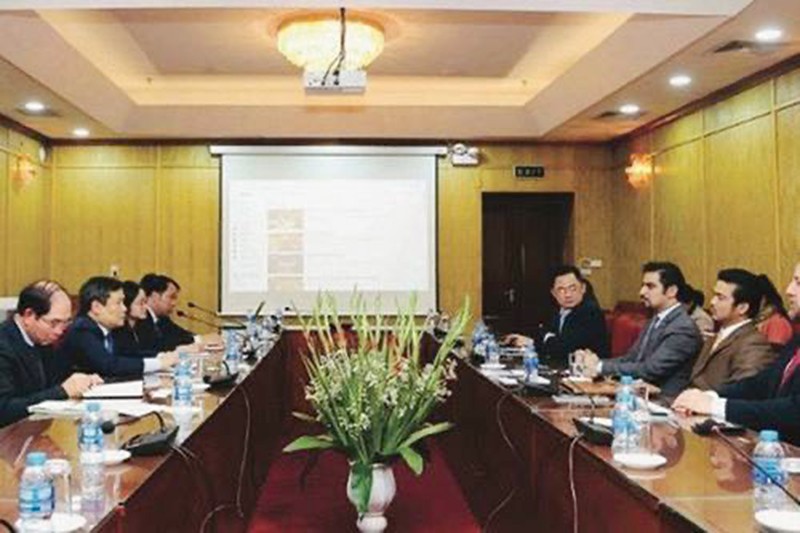 Ông Mai Vũ Minh trong buổi làm việc cùng Thứ trưởng Vũ Đại Thắng, Bộ Kế hoạch và Đầu tư (năm 2018). Ông Mai Vũ Minh trong buổi làm việc cùng Thứ trưởng Vũ Đại Thắng, Bộ Kế hoạch và Đầu tư (năm 2018).
