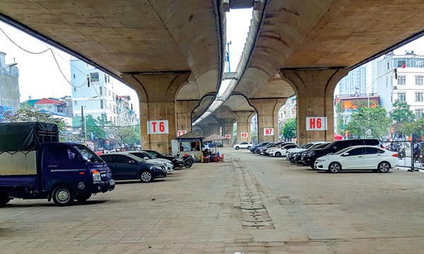 Quy định mới về việc sử dụng gầm cầu làm bãi đỗ xe