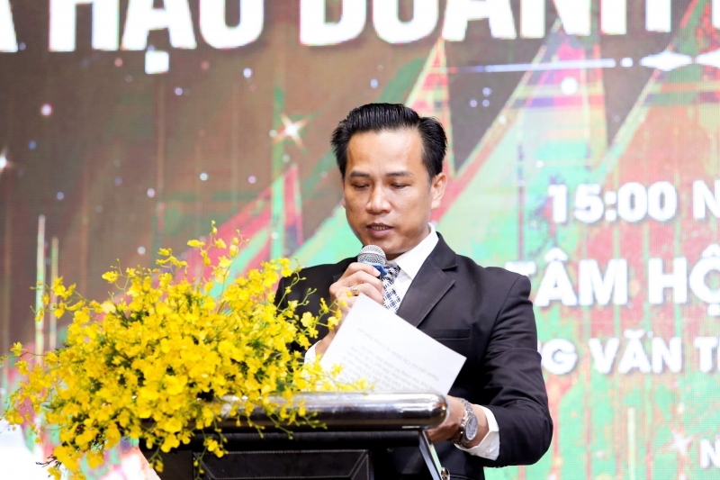Trưởng BTC – Nguyễn Ngọc Thành phát biểu công bố ra mắt cuộc thi.