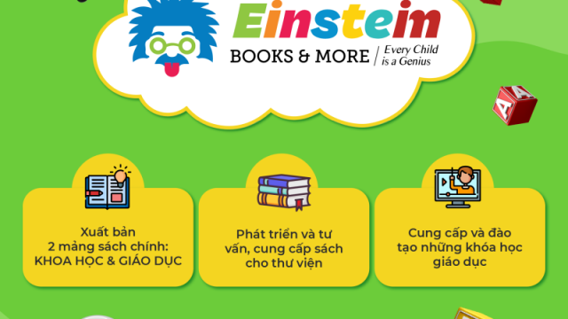 Ra mắt thương hiệu về sách Einstein Books and More 