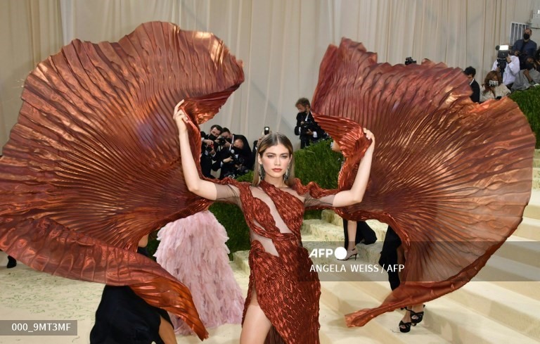 Một số hình ảnh sao tham dự Met Gala 2021. Ảnh: AFP