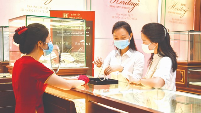 Rung lắc với giá vàng