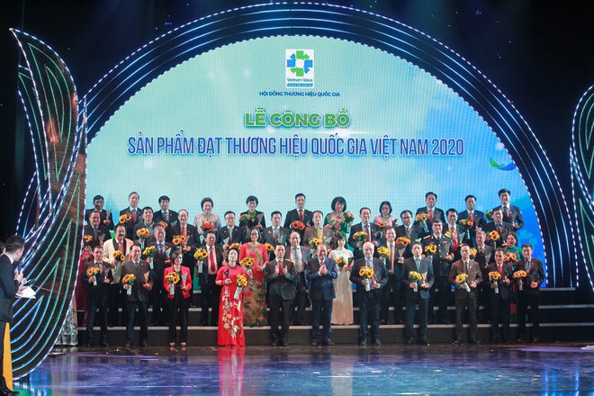 Kỳ bình xét năm 2020 có 124 doanh nghiệp với 283 sản phẩm được công nhận đạt Thương hiệu quốc gia