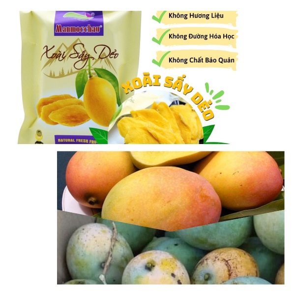 Xoài cùi dày, thịt mịn, ngọt lịm tim, khi sấy vẫn giữ được giá trị dinh dưỡng. Xoài cùi dày, thịt mịn, ngọt lịm tim, khi sấy vẫn giữ được giá trị dinh dưỡng.