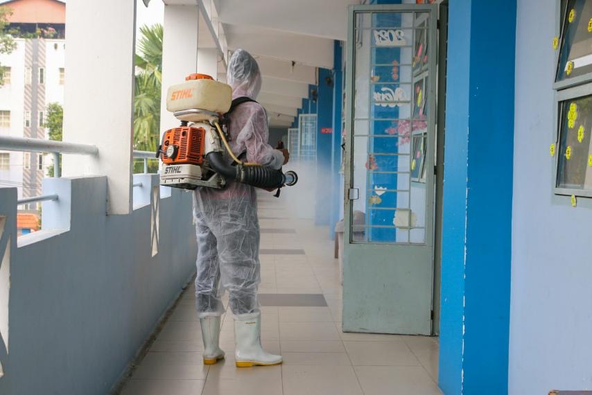 Sẵn sàng đón học sinh quay lại trường học