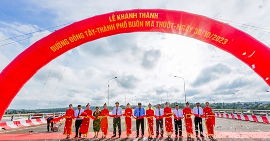 Sau 8 năm khởi công, TP. Buôn Ma Thuột khánh thành đường giao thông đường Võ Nguyên Giáp 