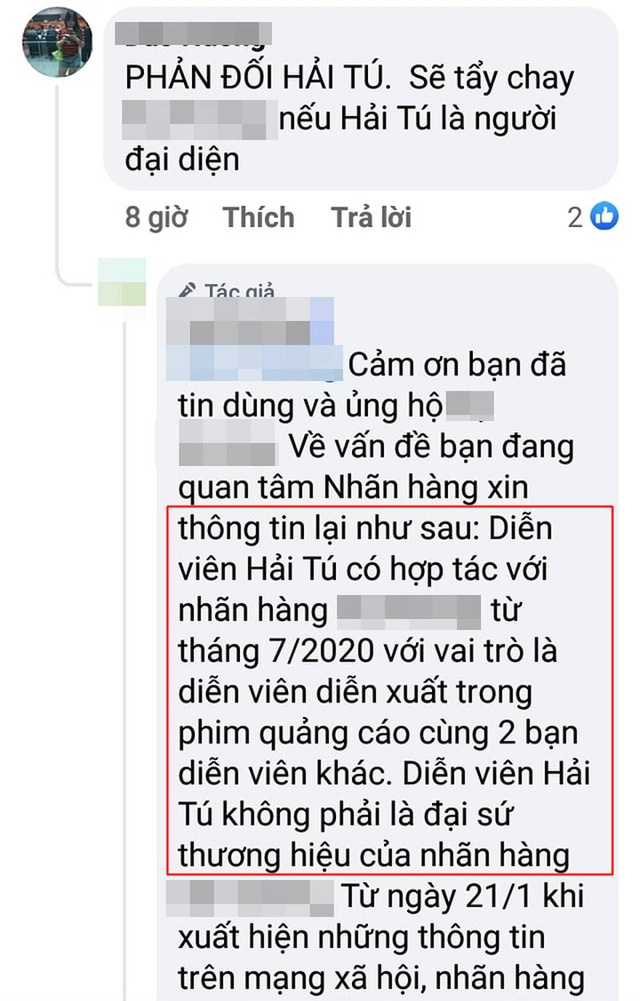  Sau scandal trà xanh, bị anti-fan lên tiếng tẩy chay sản phẩm vì Hải Tú đóng quảng cáo, nhãn hàng khốn đốn đính chính và hứa hẹn rà soát lại hình ảnh - Ảnh 1.