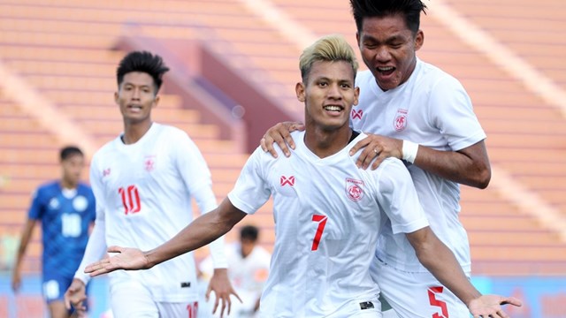 SEA Games 31: U23 Myanmar bất ngờ chiếm ngôi đầu bảng A
