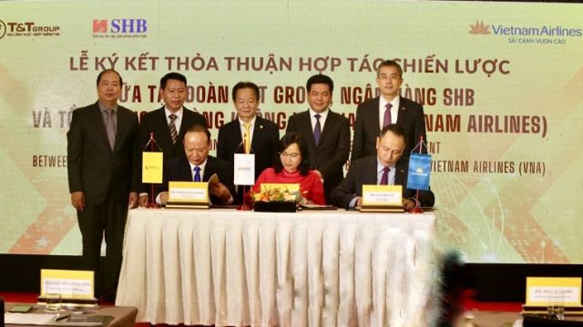 SHB, T&T Group hợp tác chiến lược toàn diện với Vietnam Airlines và đường sắt Việt Nam