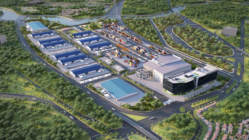 Phối cảnh dự án Trung tâm Logistics ICD Vĩnh Phúc Phối cảnh dự án Trung tâm Logistics ICD Vĩnh Phúc