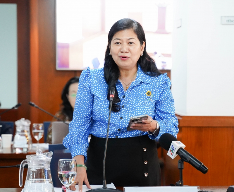 Bà Nguyễn Thị Hồng Thắm, Phó giám đốc Sở nội vụ TP.HCM đã thông tin về đề án sắp xếp đơn vị hành chính tại TP. 