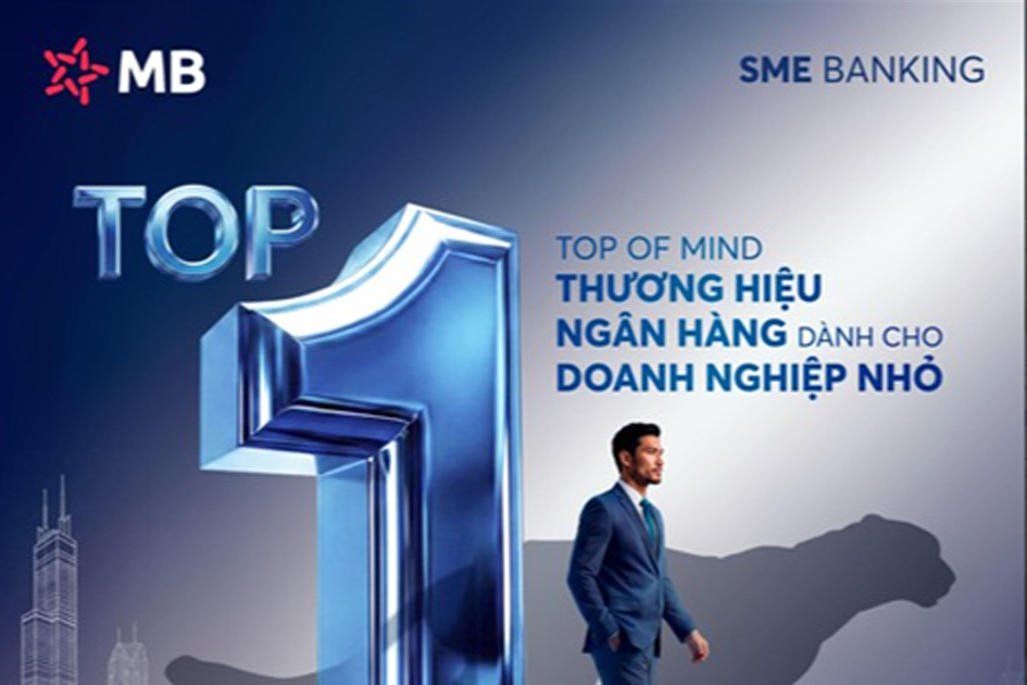 MB dẫn đầu chỉ số nhận biết thương hiệu đầu tiên trong nhóm doanh nghiệp nhỏ