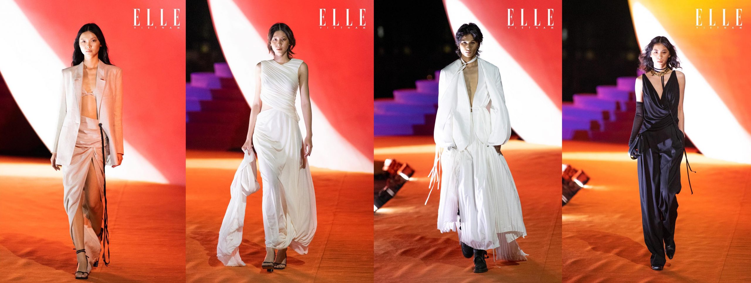 Hơn 100 bộ trang phục của 4 nhà thiết kế trẻ trình diễn tại Elle Fashion
