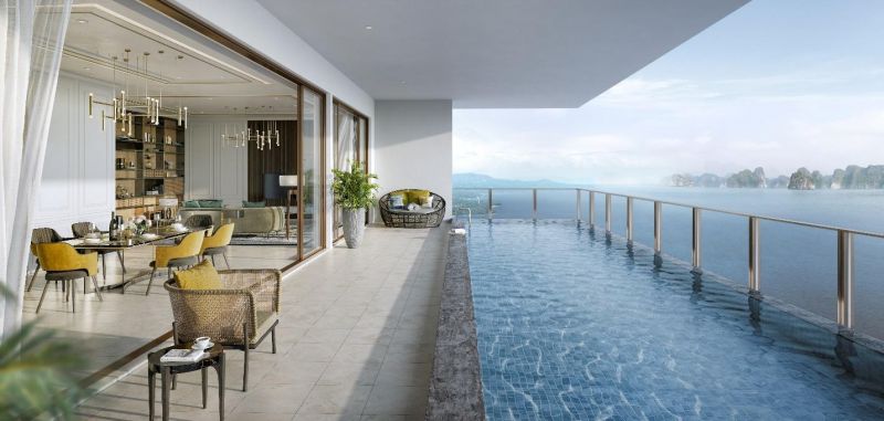 Tầm nhìn độc bản ôm trọn Vịnh Hạ Long mang đến trải nghiệm đẳng cấp cho các chủ nhân tinh hoa. Tầm nhìn độc bản ôm trọn Vịnh Hạ Long mang đến trải nghiệm đẳng cấp cho các chủ nhân tinh hoa.