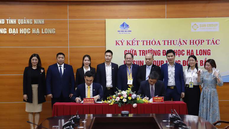 Sun Group vùng Đông Bắc và Đại học Hạ Long hợp tác đào tạo nhân lực chất lượng cao