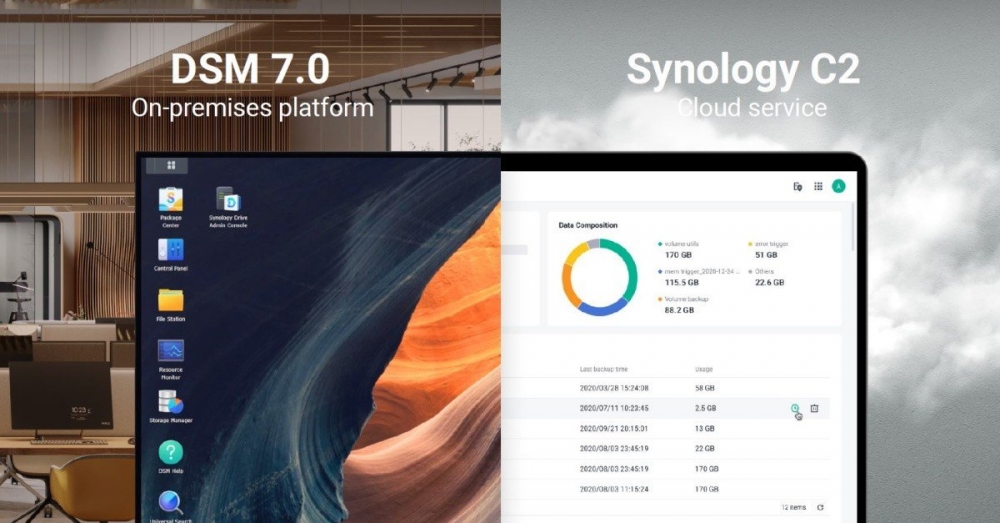 Synology nâng cấp hệ điều hành và mở rộng nền tảng đám mây