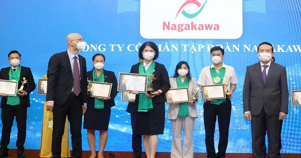 Tập đoàn Nagakawa được vinh danh “Top 100 thương hiệu Mạnh Việt Nam” 2021 