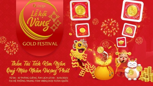 Tập đoàn vàng bạc đá quý Doji tổ chức lễ hội vàng – Gold Festival 2023