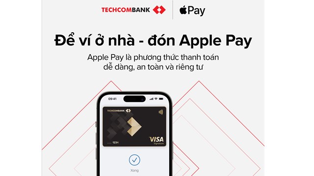 Techcombank giới thiệu Apple Pay đến khách hàng 