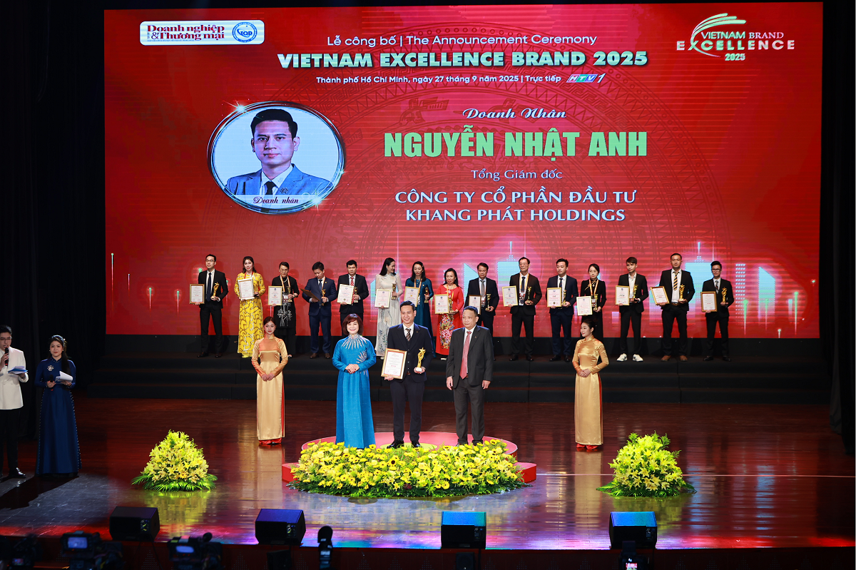 Tổng Giám đốc Nguyễn Nhật Anh được vinh danh “Nhà lãnh đạo Việt Nam xuất sắc 2025”
