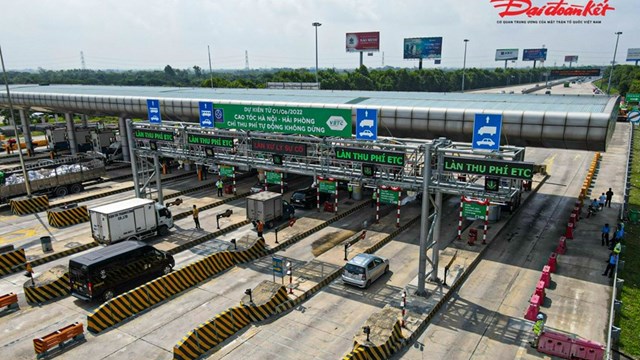 Thêm 4 tuyến cao tốc của VEC sẽ thu phí không dừng hoàn toàn từ 1/8