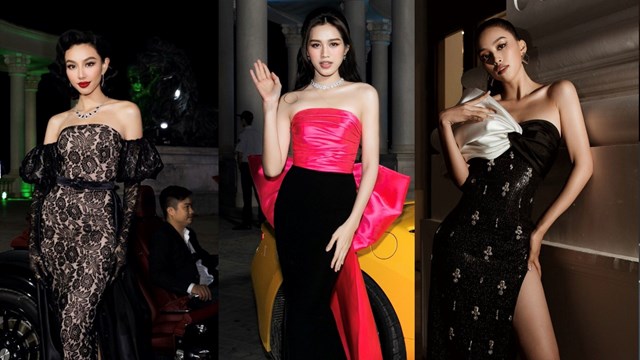 Thùy Tiên, Đỗ Hà 'lên đồ' nóng bỏng, đọ dáng trên thảm đỏ 'Vietnam Beauty Fashion Fest'