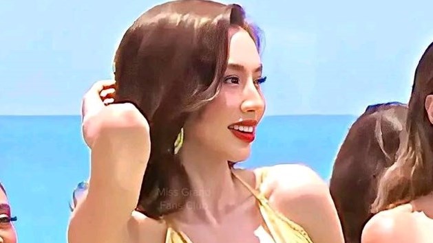 Thùy Tiên xuất hiện tại phần thi Swimsuit Miss Grand International 2022