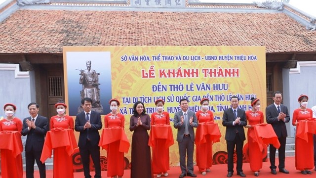 Thanh Hóa: Khánh thành Đền thờ Lê Văn Hưu