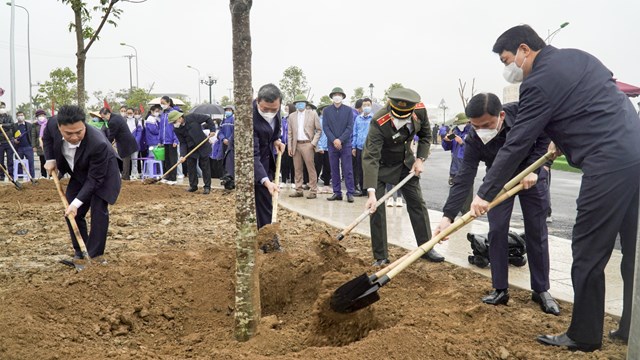 Thanh Hoá: 27 địa phương đồng loạt phát động Tết trồng cây