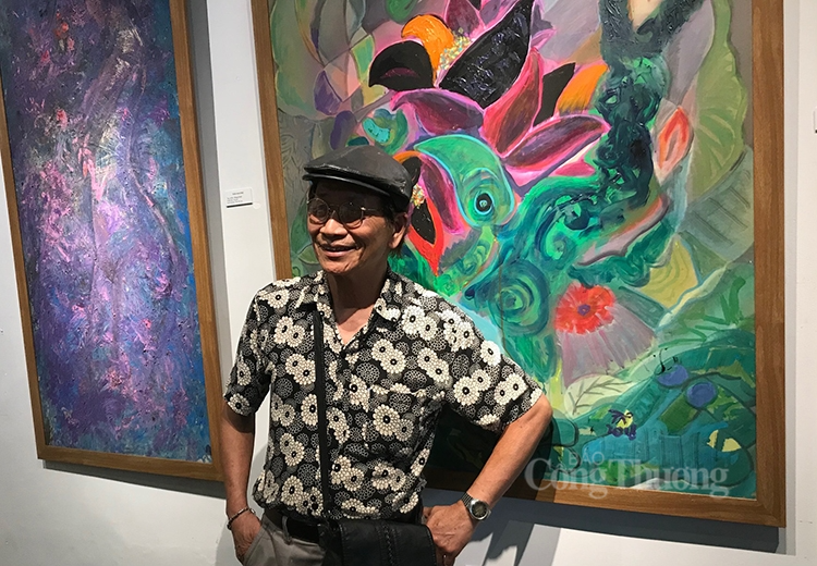 Thi sĩ Trần Nhương và cuộc triển lãm tranh 