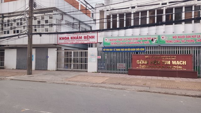 Thiết lập cách ly toàn bộ Bệnh viện Tim mạch TP Cần Thơ