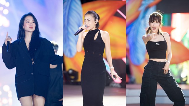 Thu Minh hội ngộ Minh Hằng và Min 'đốt cháy' sân khấu Miss World Vietnam 2022 
