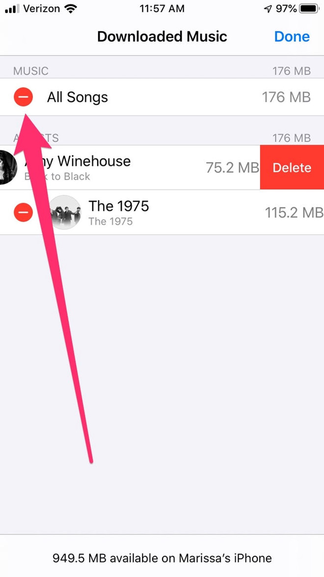 Thủ thuật xóa nhanh toàn bộ nhạc của ứng dụng Music trên iOS - ảnh 1