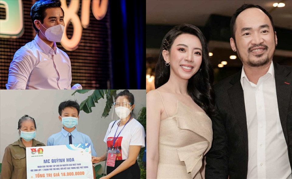 Thu Trang - Tiến Luật, Nguyên Khang và sao Việt giúp trẻ mồ côi học hành