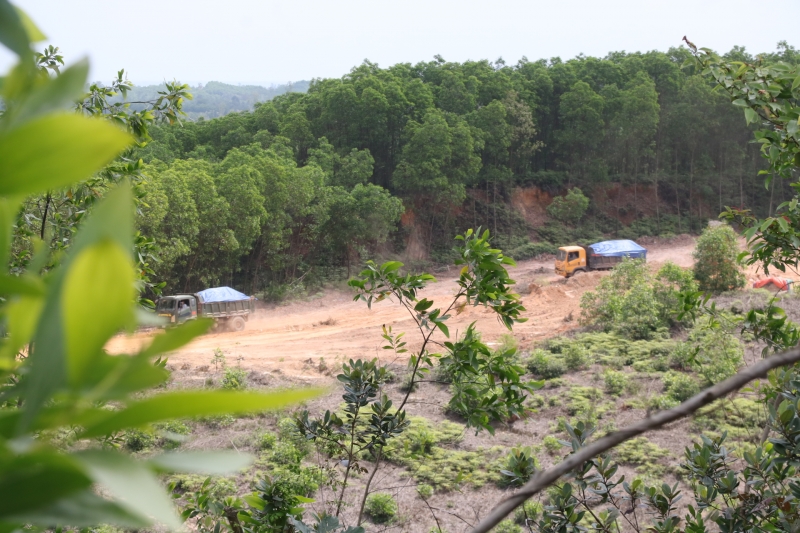 Khu vực Hoà Vang, Lộc Bổn (Phú Lộc, Thừa Thiên Huế) là địa bàn khá nhạy cảm, phức tạp về nạn khai thác đất san lấp trái phép