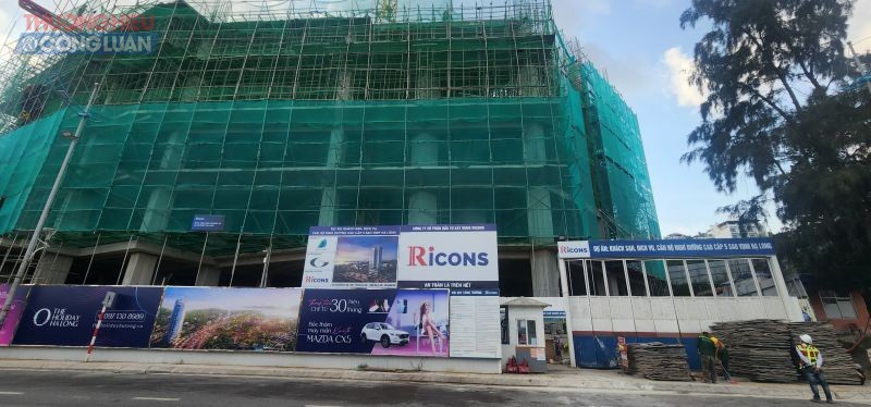 Được triển khai từ năm 2019, thế nhưng dự án mới triển khai được 5 tầng gồm 1 tầng hầm Được triển khai từ năm 2019, thế nhưng dự án mới triển khai được 5 tầng gồm 1 tầng hầm