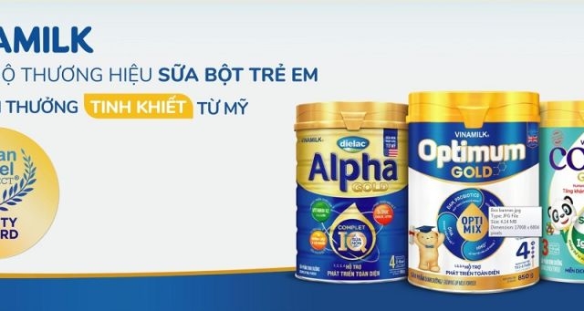 Thương hiệu sữa bột dành cho trẻ em của Vinamilk “chinh phục” giải thưởng về sự an toàn và tinh khiết Purity Award của Mỹ