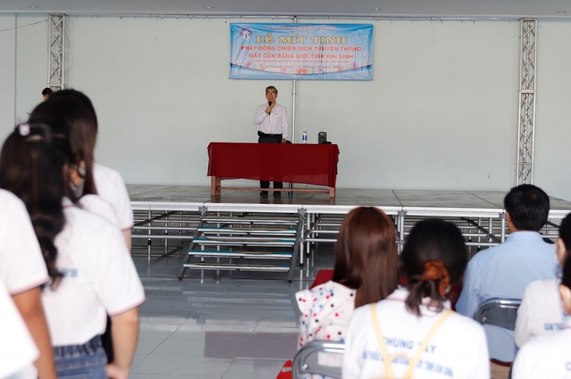 BS CK II ông Trần Thanh Thảo phát biểu tại Lễ phát động.
