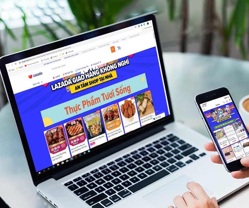 Tiêu thụ hàng hóa qua các sàn thương mại điện tử tăng mạnh