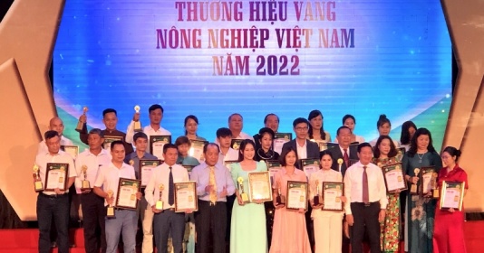 Tôn vinh “126 Thương hiệu Vàng nông nghiệp Việt Nam năm 2022”