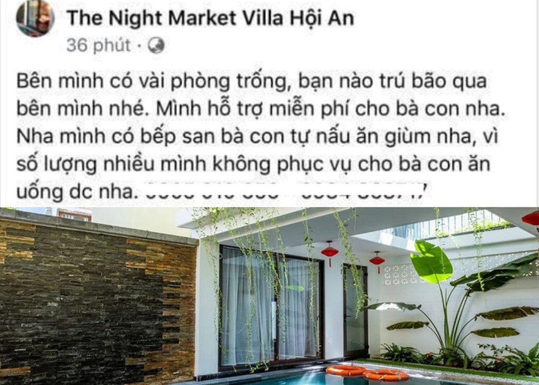 Trước siêu bão số 9 đổ bộ: Chủ villa, khách sạn Hội An cho người dân ở miễn phí 